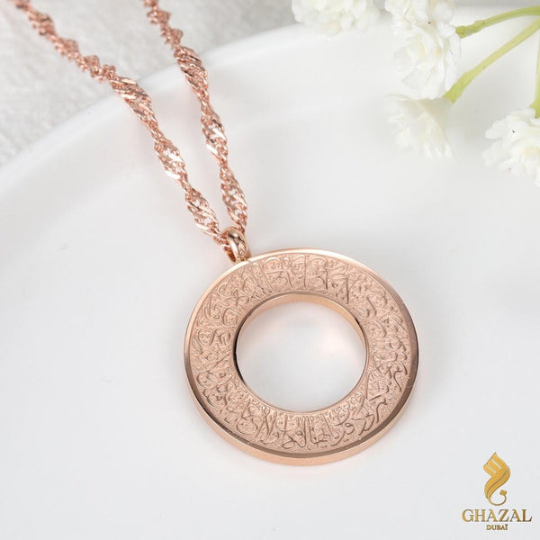 Collier Percé Arabe - Or Rose
