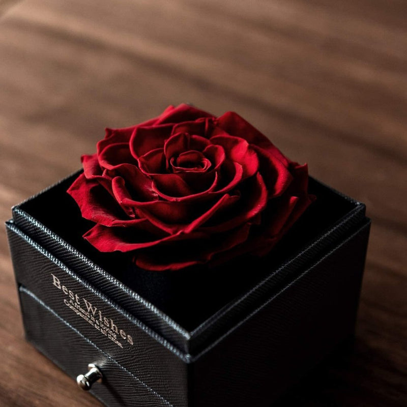 Pack Boîte Rose éternelle </p>+ 1 bijou au choix