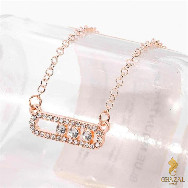 Bracelet Ovale avec Diamant - Amirah -