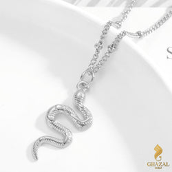 Collier Serpent - Thuaban - Argent