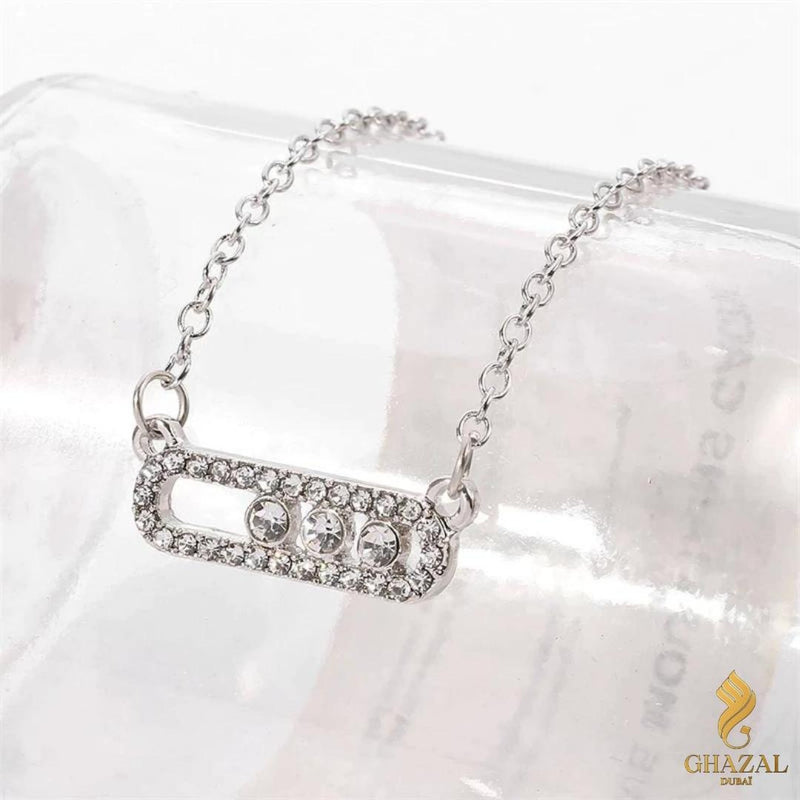 Bracelet Ovale avec Diamant - Amirah -