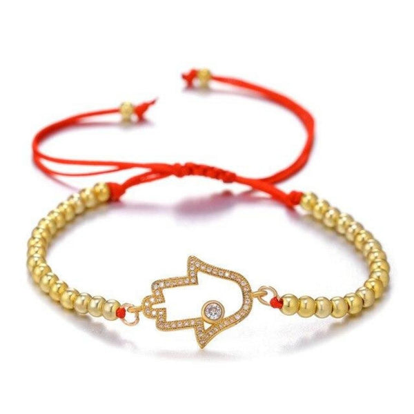 Bracelet Perles Main de Fatma - Leona -